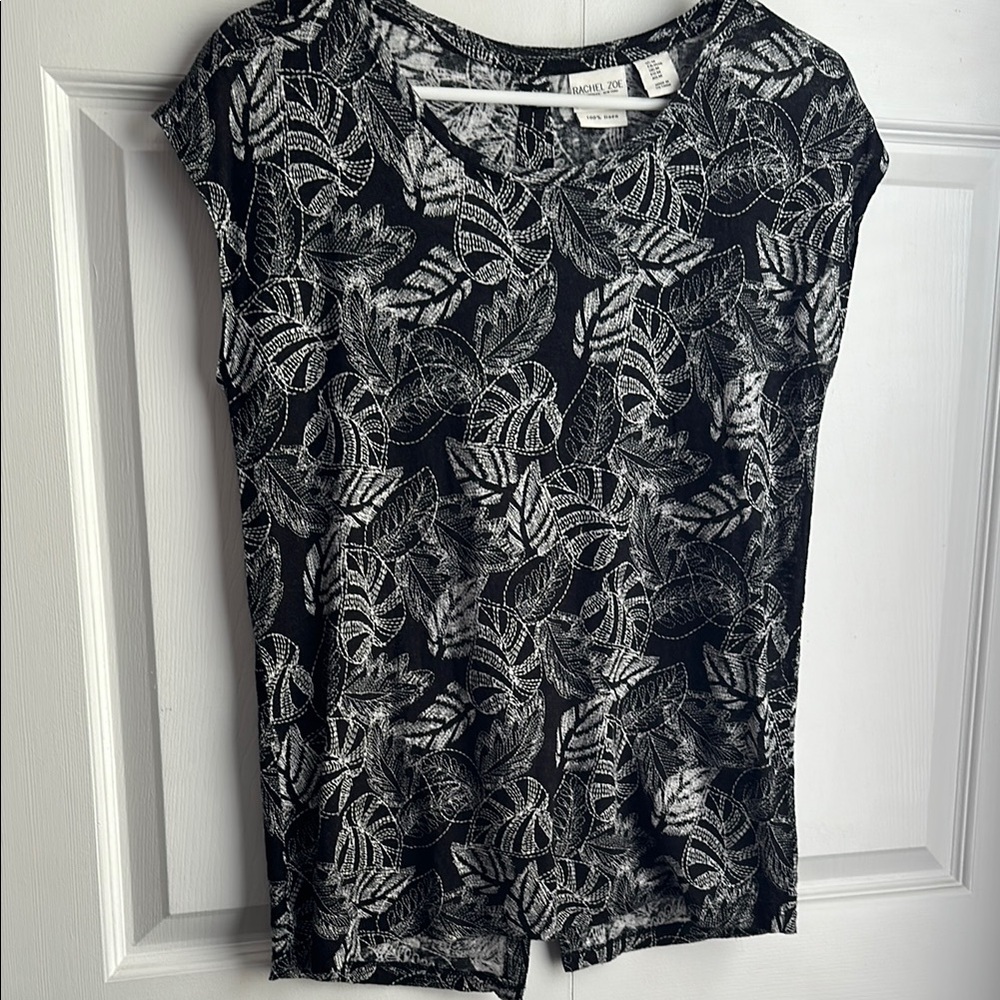 Rachel Zoe linen top